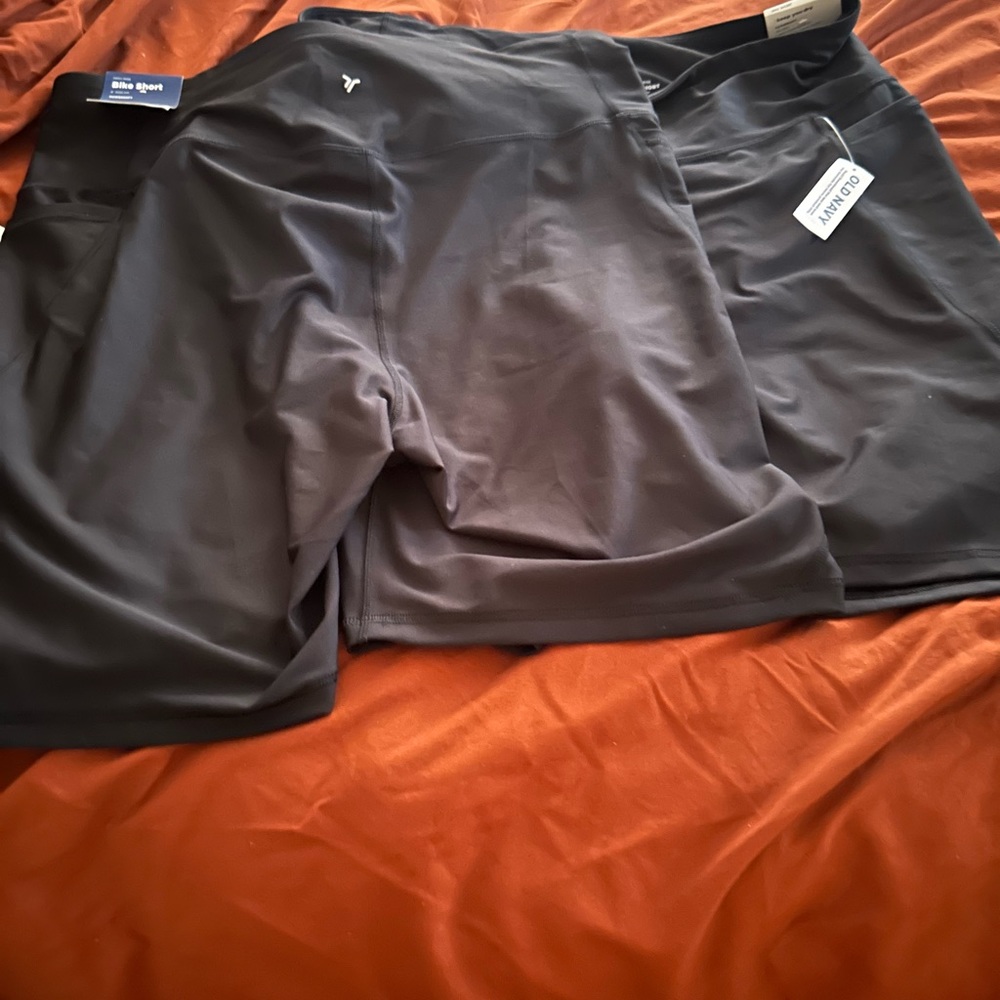 2 pair Old Navy Bike shorts size XXL